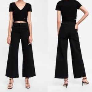 Black Zara Marine Straight Jeans